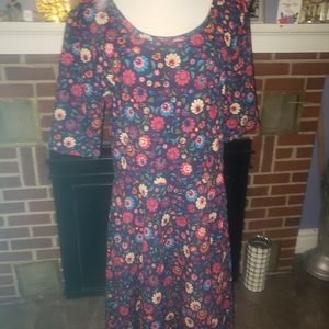 Lularoe 3XL Nicole Dress RARE Floral